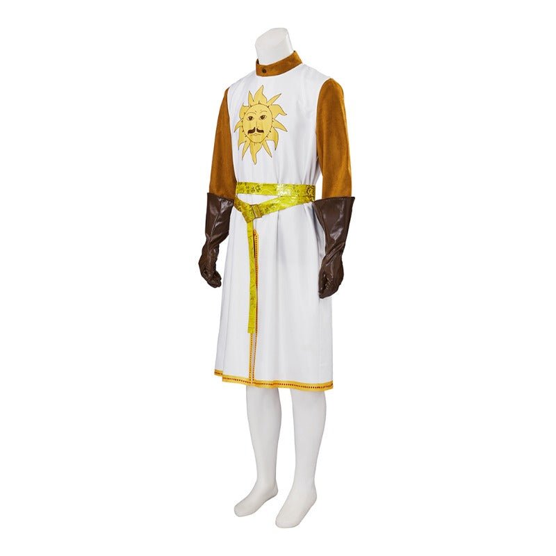 Traje Real del Rey Arturo para Hombres - Outfit de Caballero Medieval de Monty Python para Halloween - Fantasia Cosera