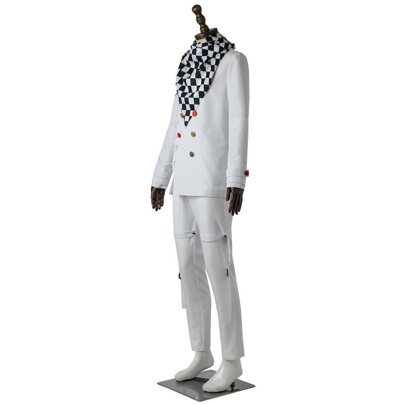 Traje de Cosplay de Kokichi Oma - Danganronpa V3, Incluye Disfraz, Capa y Sombrero para Halloween y Fiestas - Fantasia Cosera