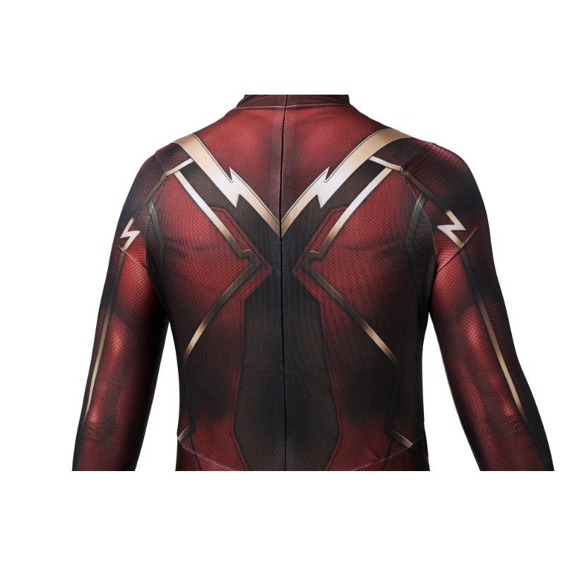 Disfraz de The Flash Barry Allen para Niños - Traje Impreso en 3D y Máscara para Halloween - Fantasia Cosera