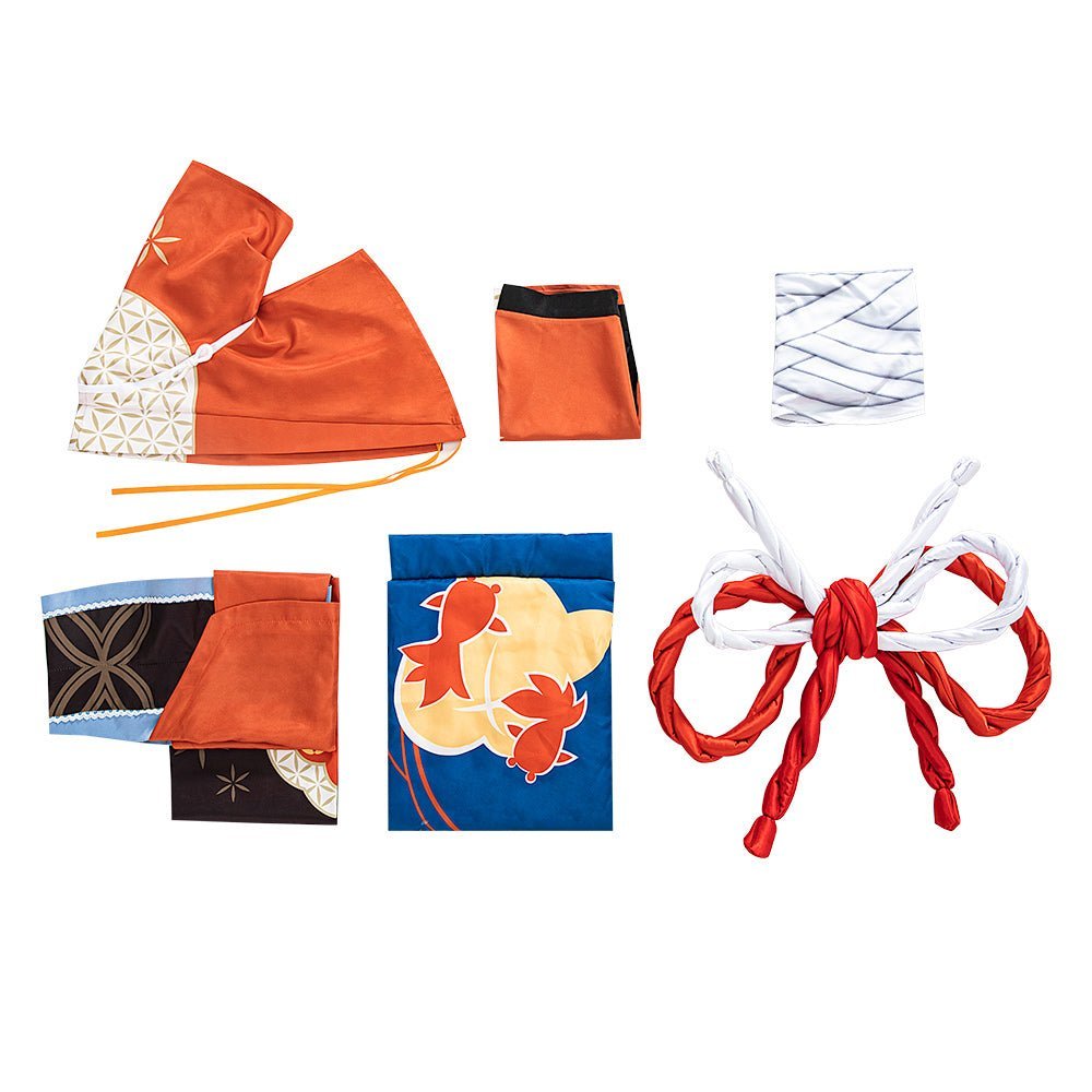 Traje de Cosplay de Yoimiya de Genshin Impact - Outfit Inspirado en Anime, Alta Calidad, Ideal para Roleplay - Fantasia Cosera