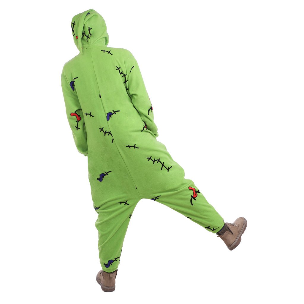 Disfraz de Oogie Boogie Kigurumi de Pesadilla Antes de Navidad - ¡Suave y Cómodo para Halloween, Convenciones y Eventos! - Fantasia Cosera