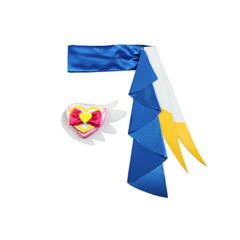 Traje de Cosplay de Cure Ange Yakushiji Saaya de Hugtto! Pretty Cure para Adultos - Fantasia Cosera