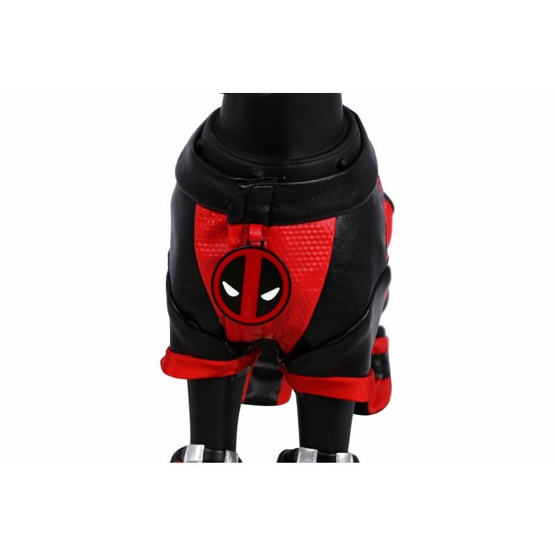 Disfraz de Deadpool para Perros - Traje de Superhéroe para Mascotas en Halloween y Fiestas - Fantasia Cosera