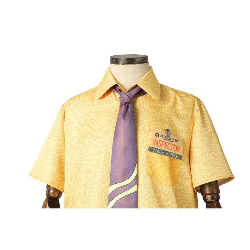 Traje de Cosplay Wade Ripple de Disney Elemental para Halloween - Fantasia Cosera