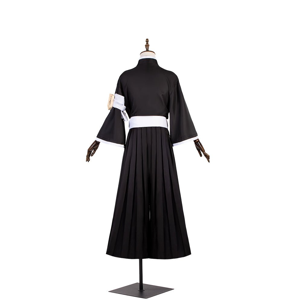 Traje de Cosplay de Ichigo Kurosaki de Bleach con Peluca, Camiseta Negra, Pantalones y Outfit para Halloween - Fantasia Cosera