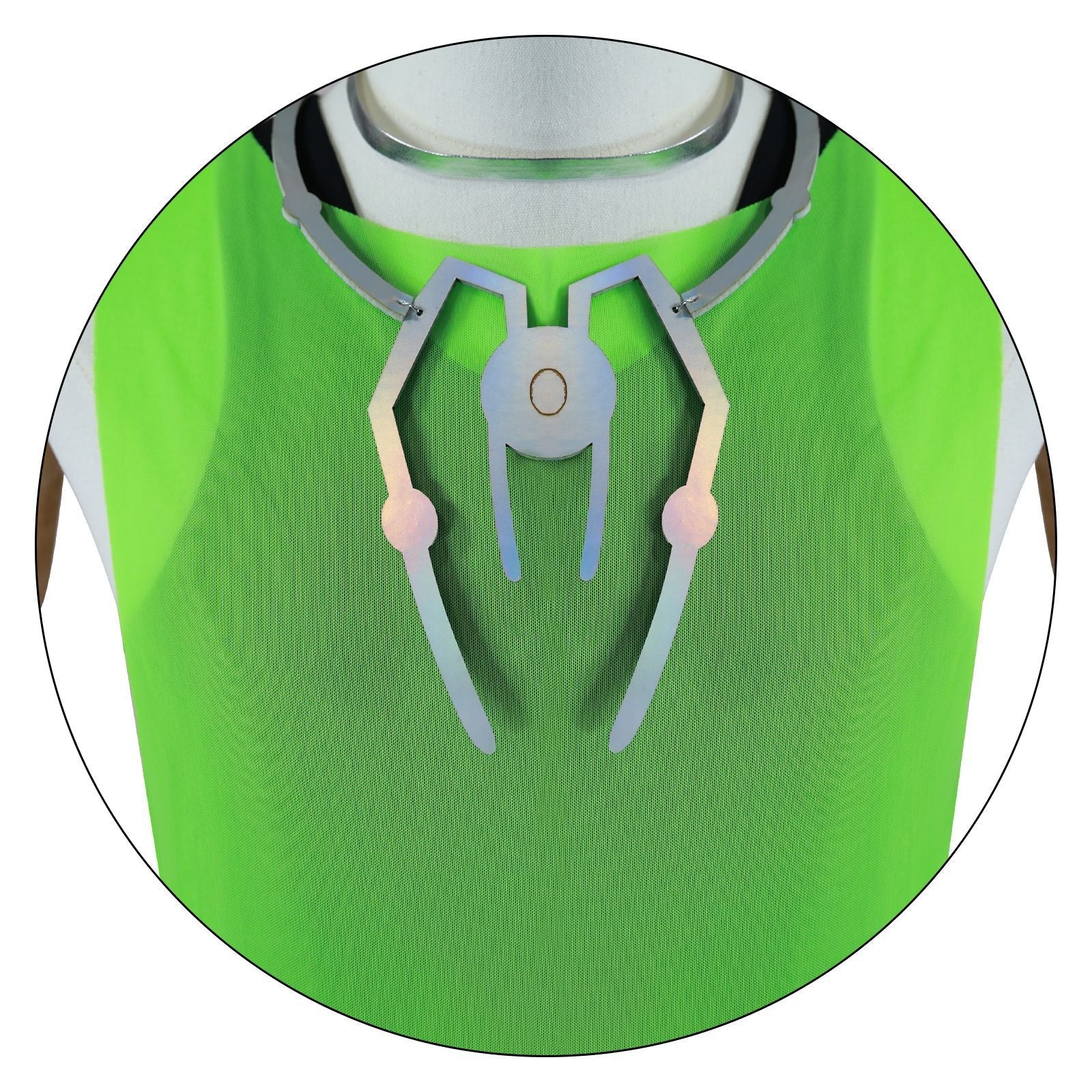 Traje de Cosplay Alienígena Escenario Extraño R7 TILL Verde - Fantasia Cosera