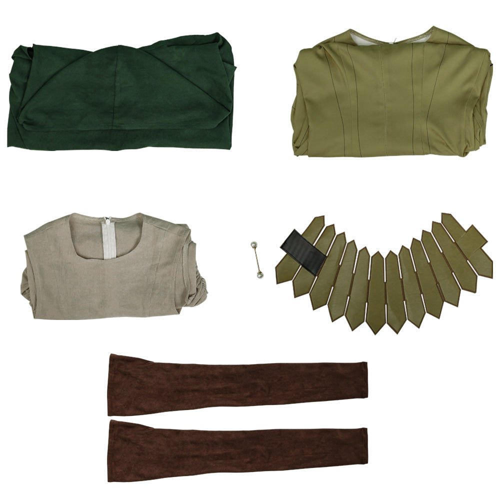 Disfraz de Cosplay de Delicious in Dungeon con Peluca, Ropa de Everak, Perfecto para Halloween - Fantasia Cosera