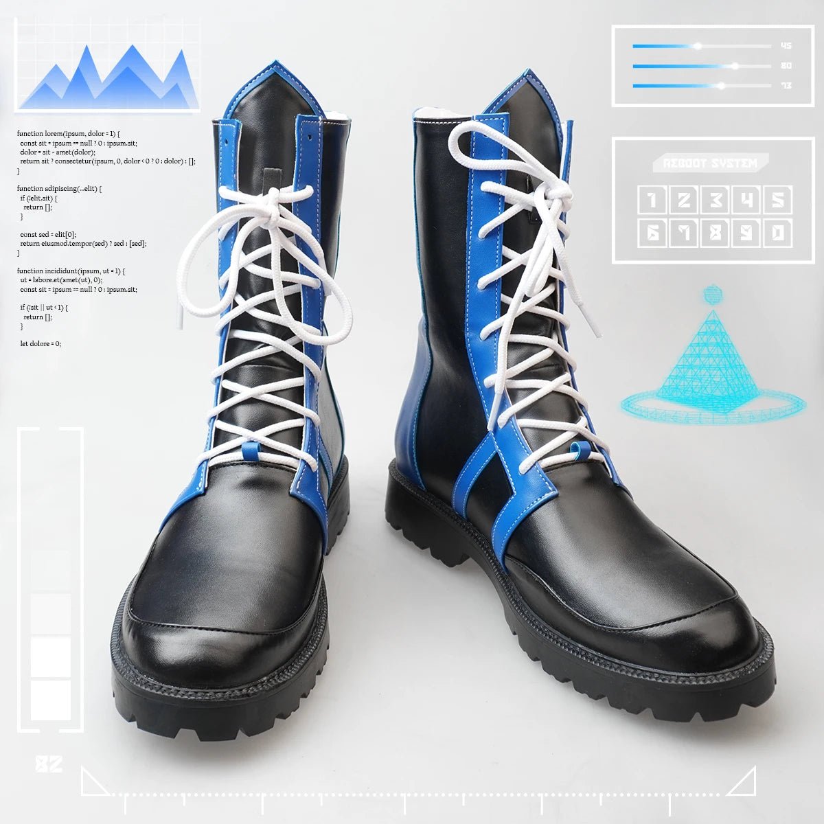 Botas de Cosplay Blue Lock Chigiri Bachira Rin Nagi Isagi para Hombre y Mujer Zapatos Casuales de Piel Sintética Tallas EU34 a EU48 - Fantasia Cosera