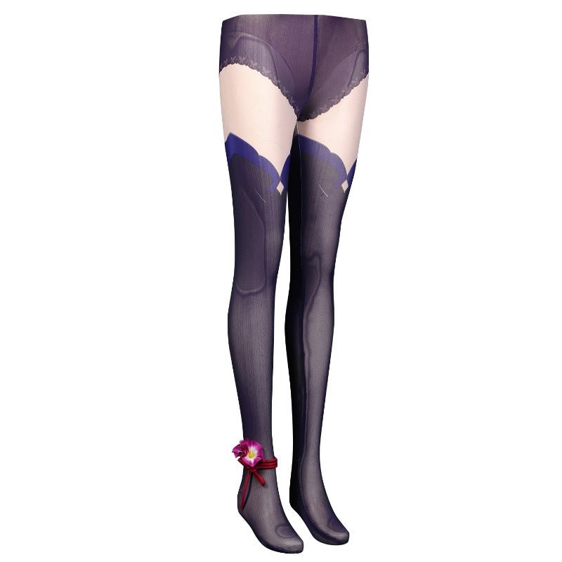 Traje de Cosplay de Raiden Shogun de Genshin Impact - Vestidos Elegantes para Halloween y Eventos - Fantasia Cosera