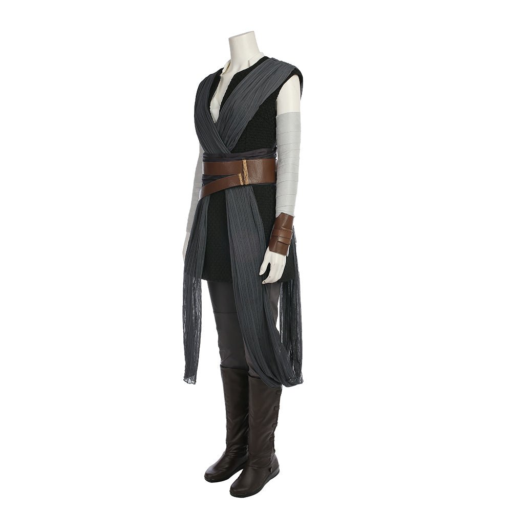Traje de Cosplay de Rey (Estilo B) de Star Wars Episodio 8 - Calidad Premium - Fantasia Cosera