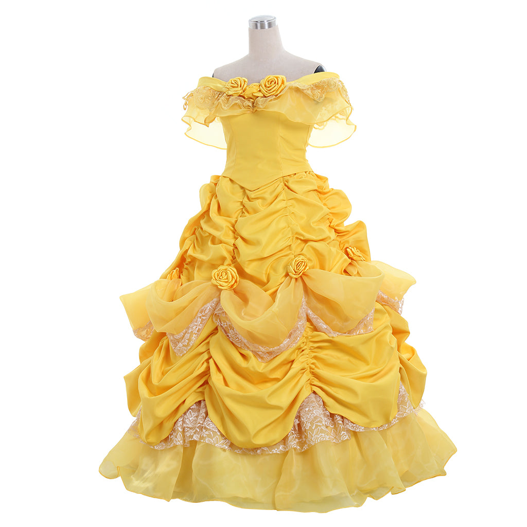 Belle y la Bestia Traje de Cosplay Serie | Vestido de Princesa para Eventos - Fantasia Cosera