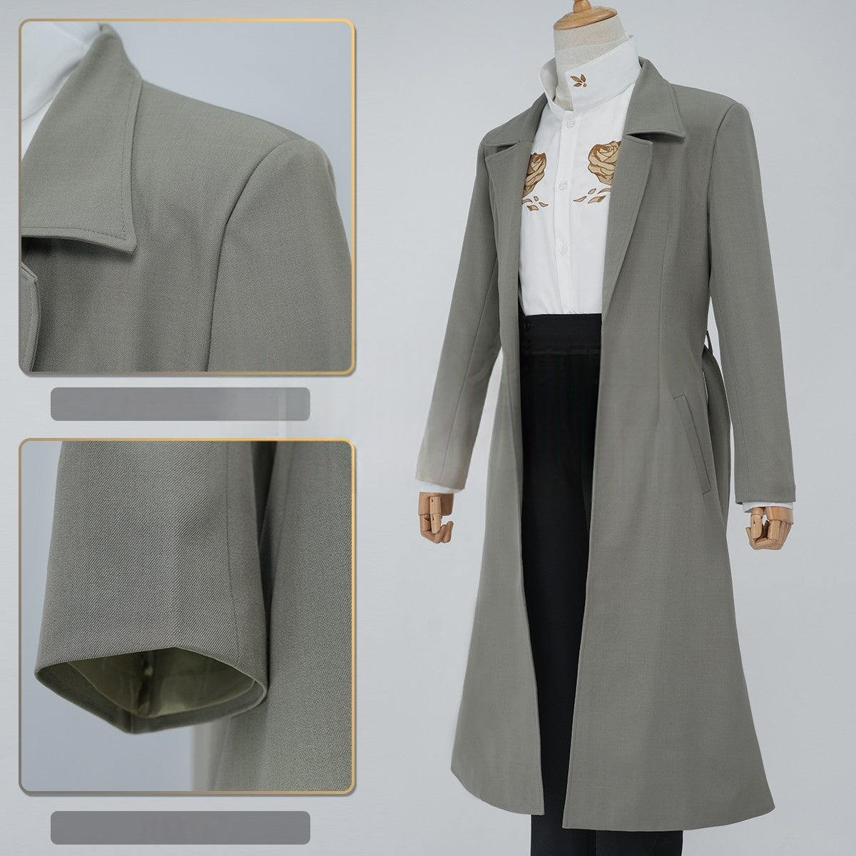 Traje de Cosplay de Dazai Osamu - Bungo Stray Dogs Anime - Fantasia Cosera