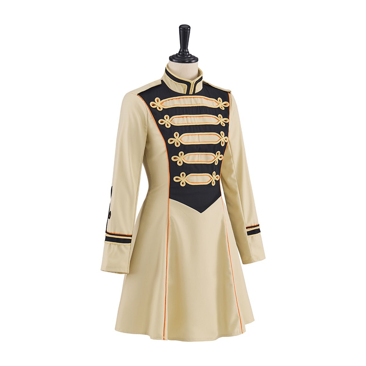 Abrigo Militar Beige de Longitud Media – Disfraz de Cosplay Medieval - Fantasia Cosera