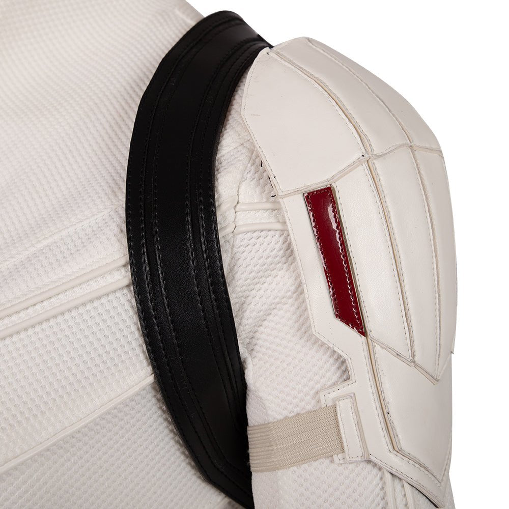 Traje de Cosplay de Black Widow Traje Blanco - Outfit de la Película del Universo Cinematográfico de Marvel - Fantasia Cosera