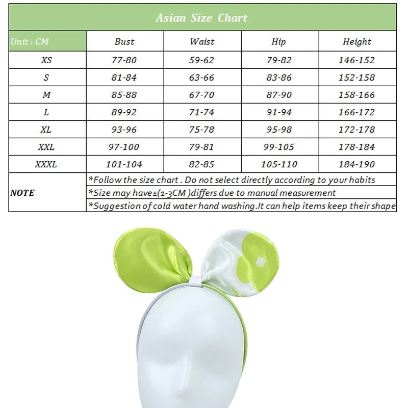 Traje de Cosplay Verina de Juego Wuthering Waves Vestido Verde Resonador Congénito Espectro para Mujer Disfraz de Fiesta de Halloween - Fantasia Cosera