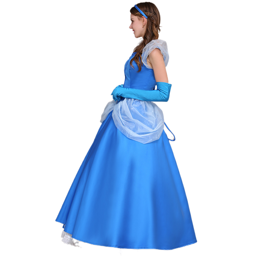 Serie de Disfraces de Cosplay de Disney Cenicienta: Princesa, Príncipe, Madrastra y Criada - Fantasia Cosera