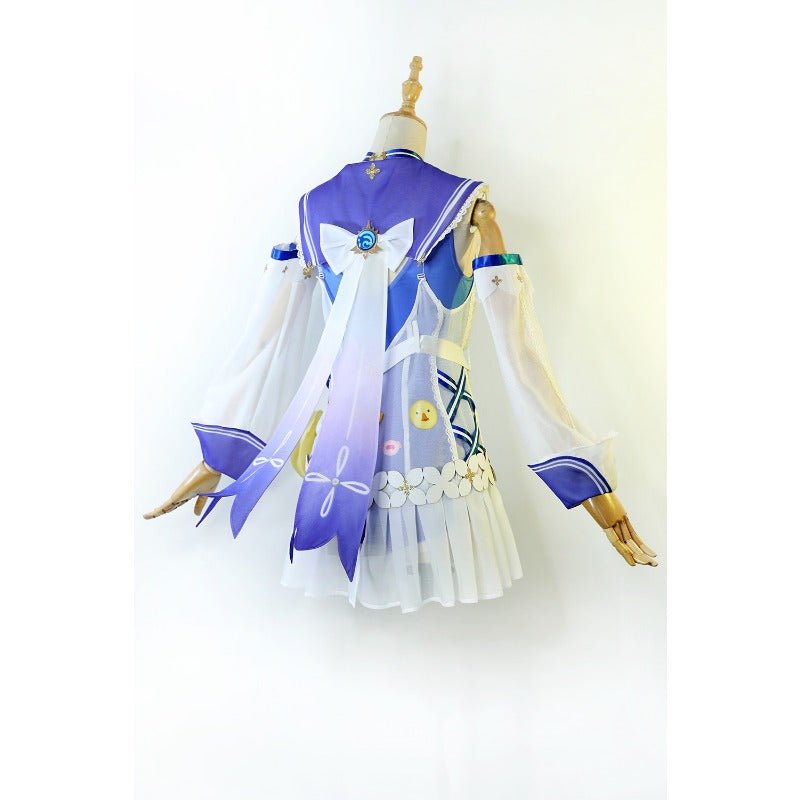 Traje de Cosplay de Baño de Barbara de Genshin Impact con Bolso para el Verano - Fantasia Cosera