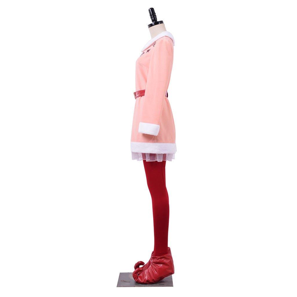 Disfraz de Pareja Elfo Buddy y Jovie | Trajes de Película de Navidad para Parejas | Traje Verde de Buddy el Elfo - Fantasia Cosera