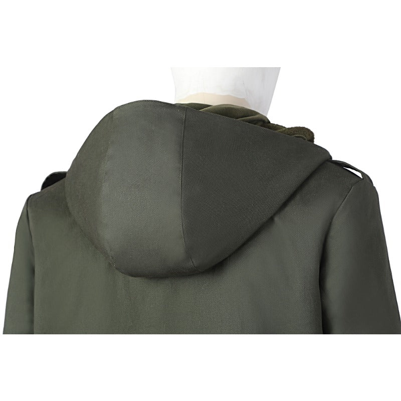 Traje de Cosplay del Acertijo Edward Nygma Conjunto Completo con Máscara - Traje Verde Ejército - Fantasia Cosera