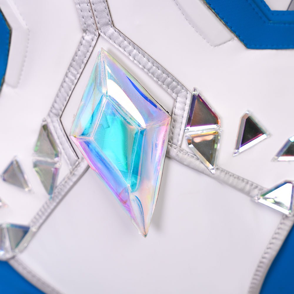 Traje de Cosplay de Emma Frost - Reina Blanca de Marvel Contest of Champions - Fantasia Cosera