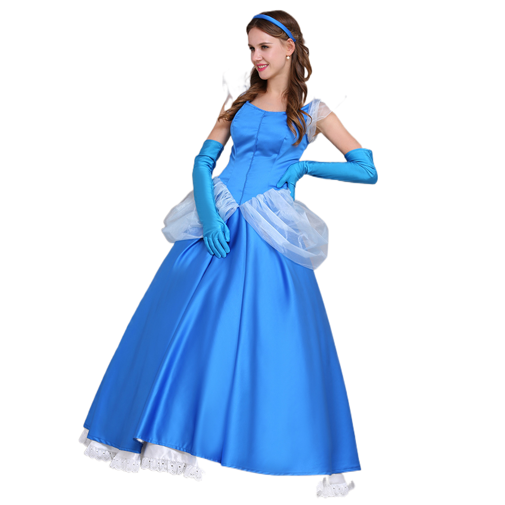 Serie de Disfraces de Cosplay de Disney Cenicienta: Princesa, Príncipe, Madrastra y Criada - Fantasia Cosera