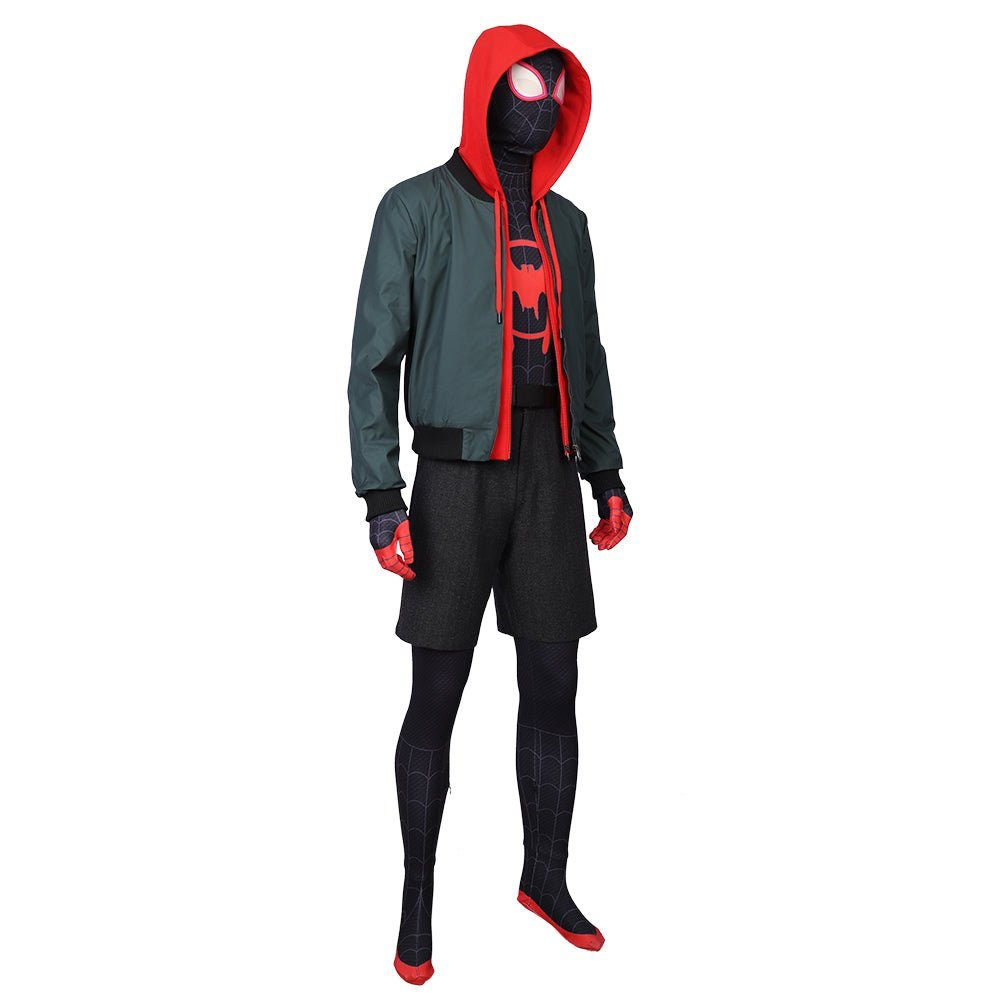 Traje de Cosplay de Spider-Man: Into the Spider-Verse para Hombres - Fantasia Cosera