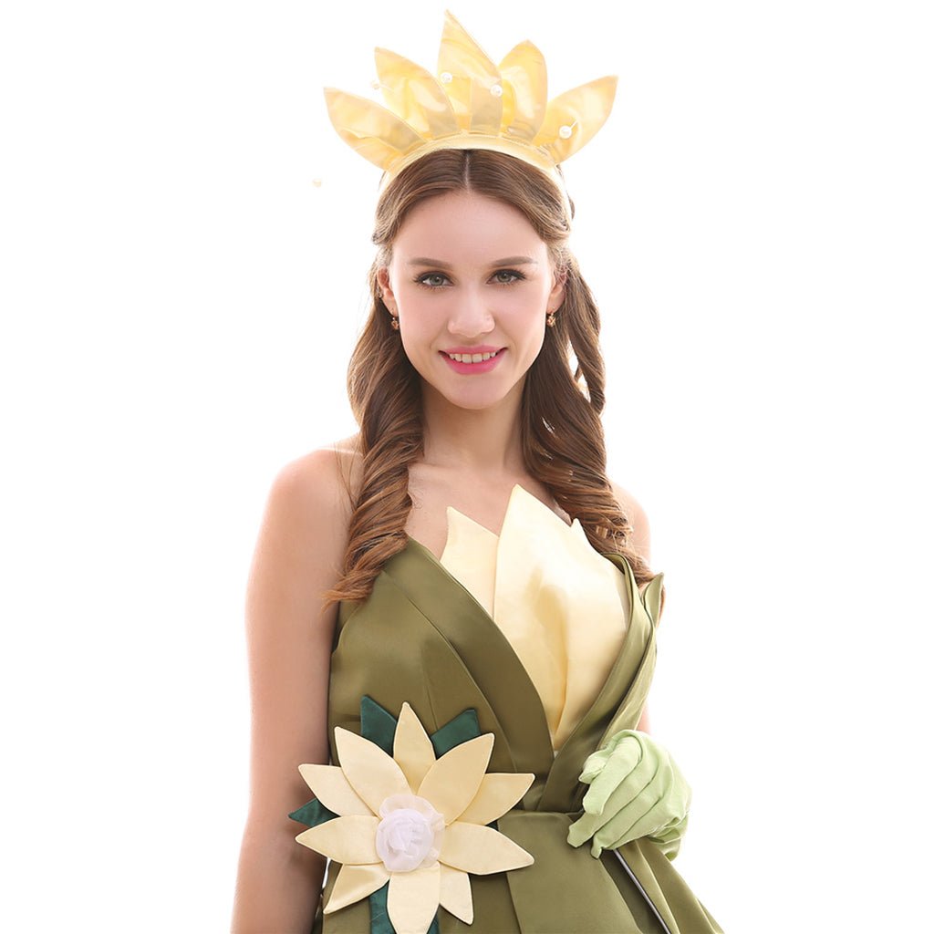 Serie de Trajes de Cosplay de la Princesa Tiana | Vestidos Elegantes para Cosplay, Fiestas y Halloween - Fantasia Cosera