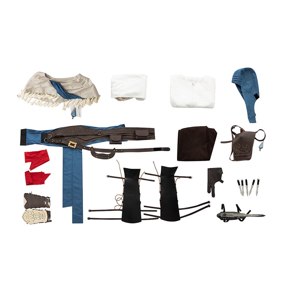 Traje de Cosplay de Basim de Assassin's Creed Mirage para Amantes del Juego - Fantasia Cosera