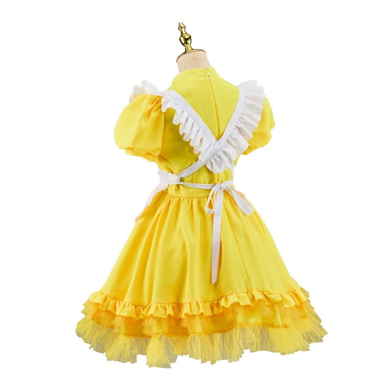 Vestido Amarillo de Cosplay Inspirado en Five Nights at Freddy's - Serie de Cosplay - Fantasia Cosera