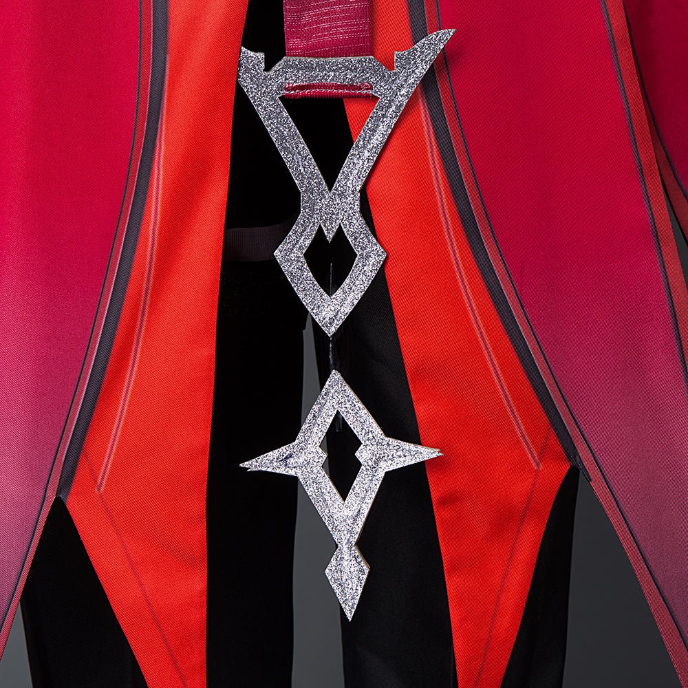 Sumérgete en la Noche con el Traje de Cosplay Diluc Atardecer Carmesí - Genshin Impact - Fantasia Cosera