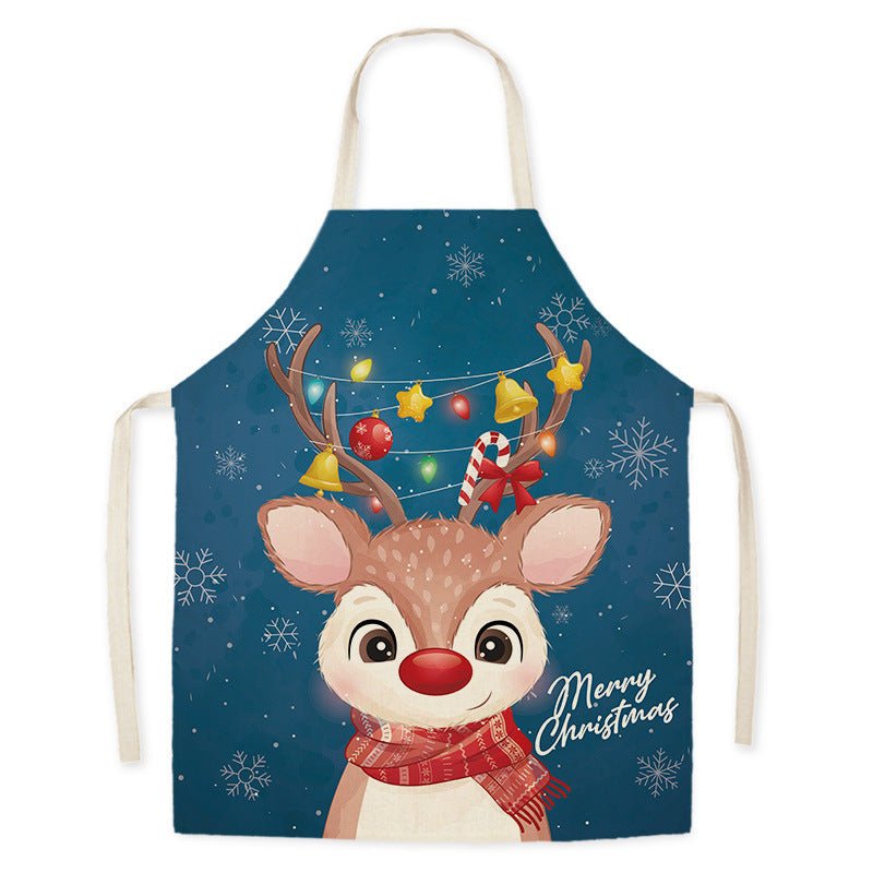 Delantal de cocina de Santa Claus para adultos, resistente a manchas y aceite, unisex - Fantasia Cosera
