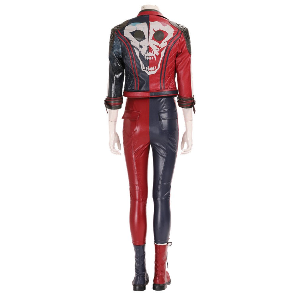 Traje de Cosplay de Harley Quinn de la Liga de la Justicia y el Escuadrón Suicida - Calidad Premium - Fantasia Cosera