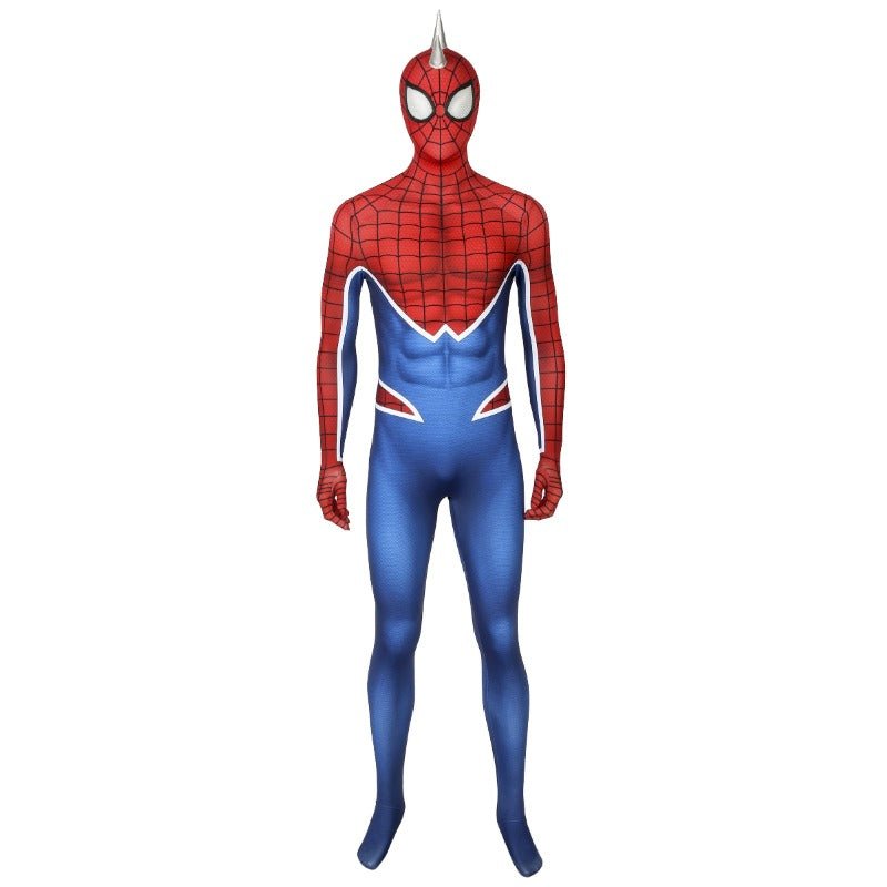 Traje de Cosplay Punk-Rock Spidey Hobart Brown Spider-Man para Fans - Fantasia Cosera