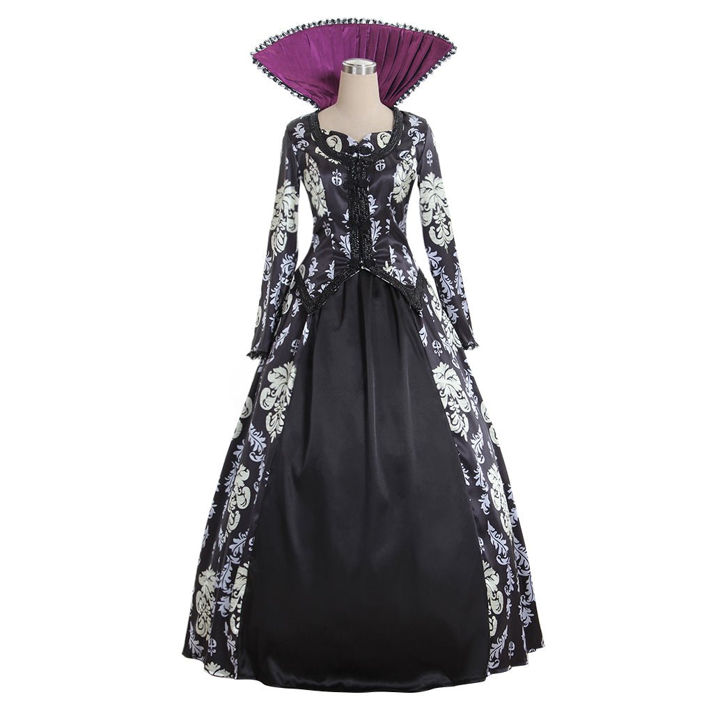 Vestido de Regina Mills de 'Érase una Vez' | Disfraz de Cosplay para Mujer Adulta Halloween Carnaval - Fantasia Cosera