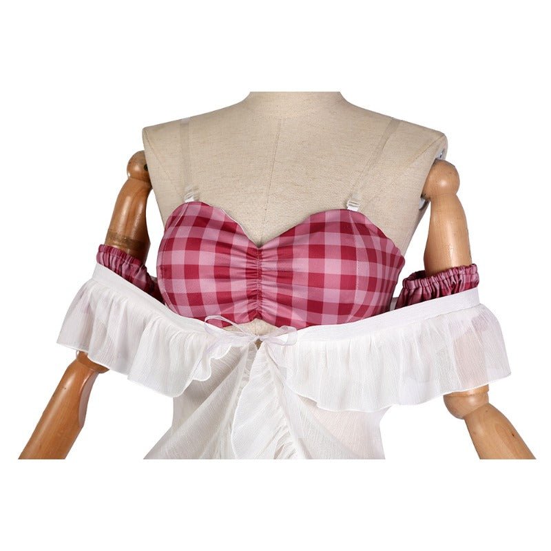 Traje de Cosplay de Verano de Eyjafjalla de Arknights Talla Estándar - Fantasia Cosera