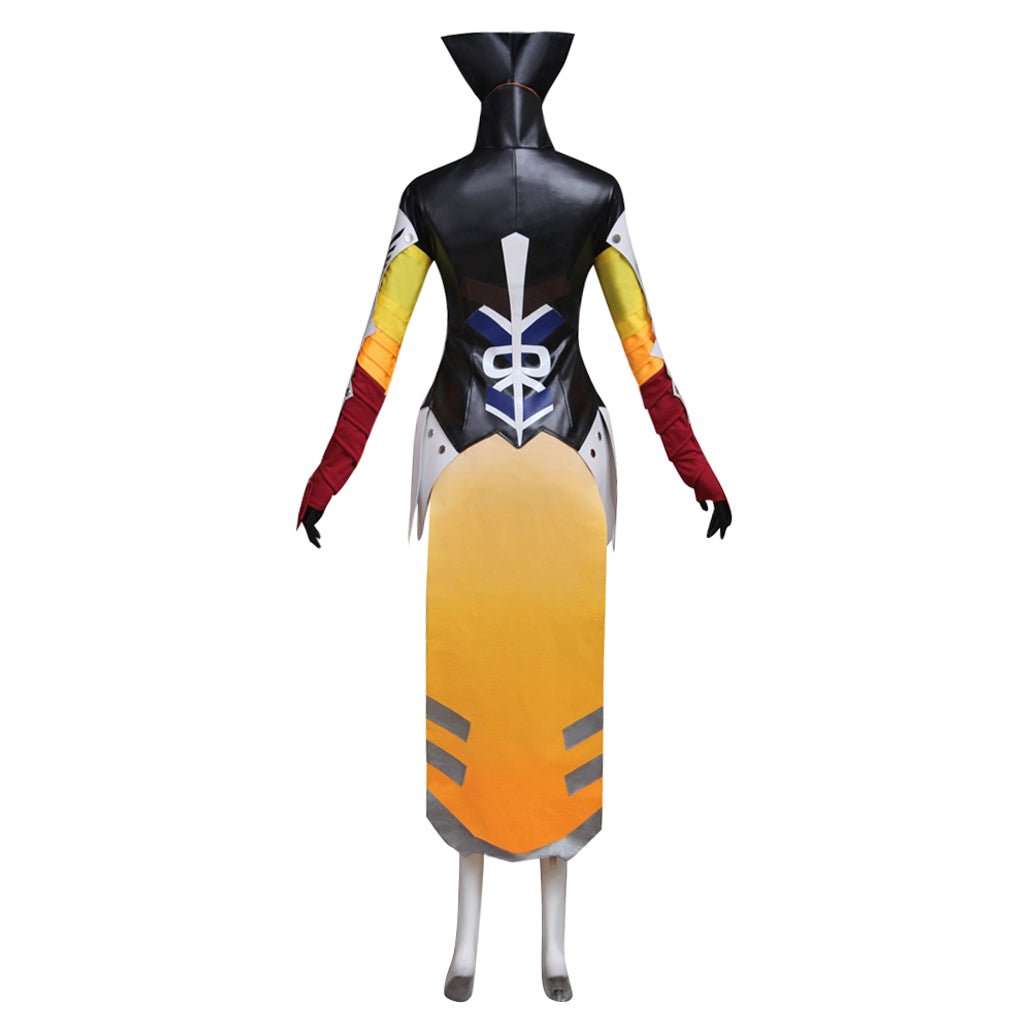 Traje de Cosplay de Mercy del Juego – Mono de Batalla de Fantasía para Fans y Eventos de Cosplay - Fantasia Cosera