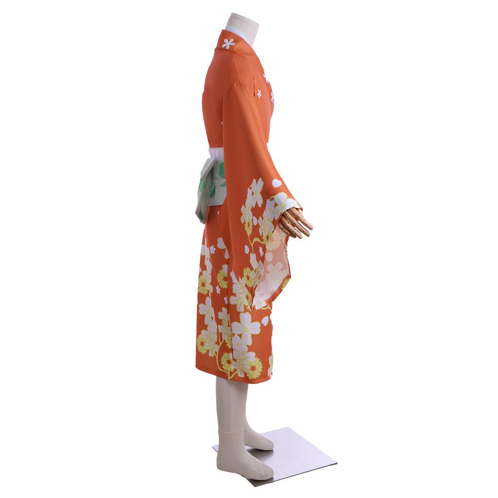 Traje de Cosplay de Hiyoko Saionji - Kimono Japonés para Mujer de Danganronpa - Fantasia Cosera