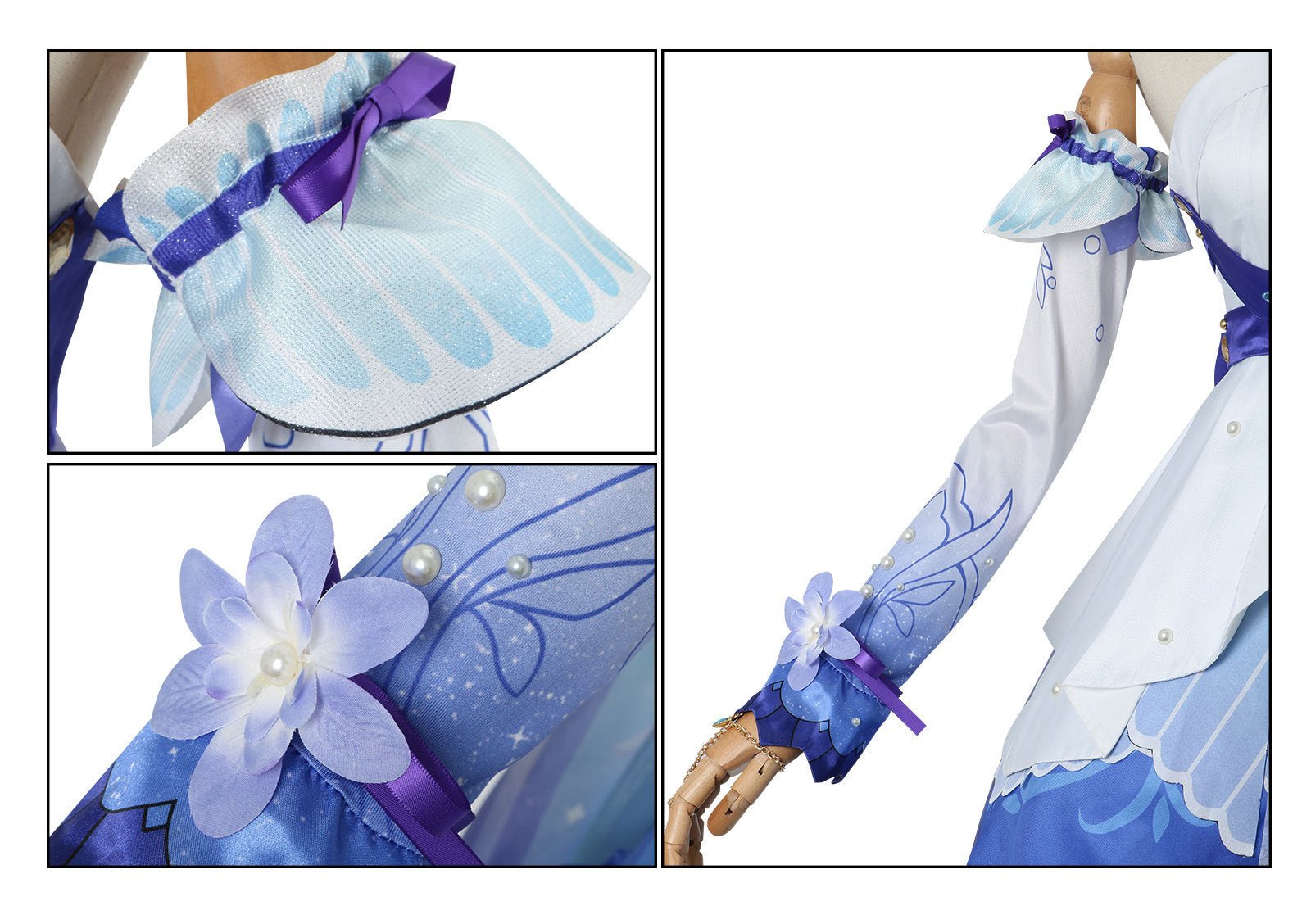 Traje de Cosplay de Nilou de Genshin Impact – Elegante Outfit Chabon Breath - Fantasia Cosera