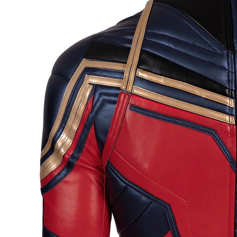 Traje de Cosplay de Captain Marvel de Avengers: Endgame - Réplica de Película de Alta Calidad - Fantasia Cosera