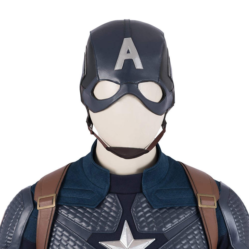 Traje de Cosplay de Captain America de Avengers: Endgame - Réplica de Película de Calidad Premium - Fantasia Cosera