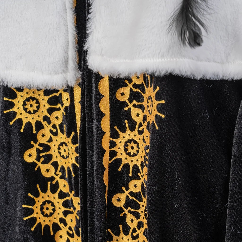 Capa de Cosplay de Rey Príncipe - Lujosa Capa de Longitud Media para Halloween y Carnaval - Fantasia Cosera