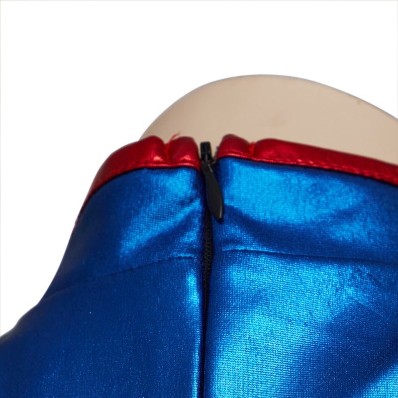 Traje de Cosplay de Chichi de Dragon Ball - Conjunto de Cheongsam Azul - Fantasia Cosera