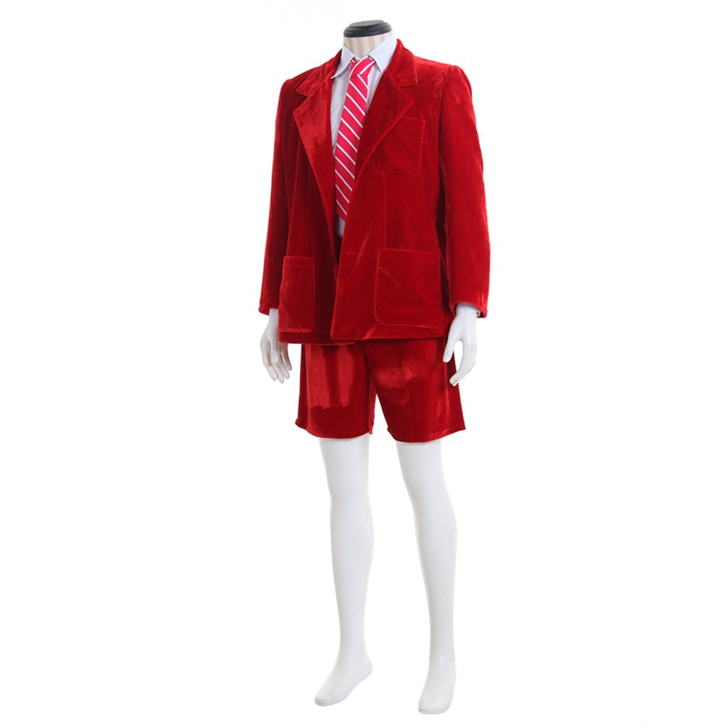 Traje de Cosplay de Angus Young de AC/DC – Conjunto de Abrigo de Terciopelo y Pantalones Cortos para Hombres/Mujeres - Fantasia Cosera