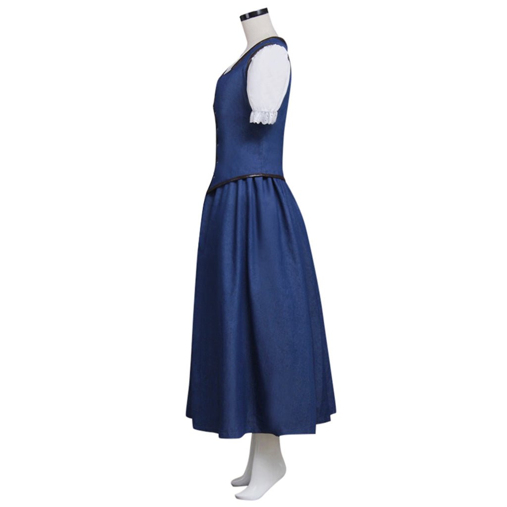 Vestido de Cosplay de Belle de Érase una Vez para Mujeres Adultas - Ideal para Halloween y Carnaval - Fantasia Cosera