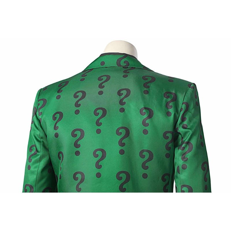 Traje de Riddler Edward Nygma Verde - Disfraz de Villano de Batman para Hombres - Fantasia Cosera