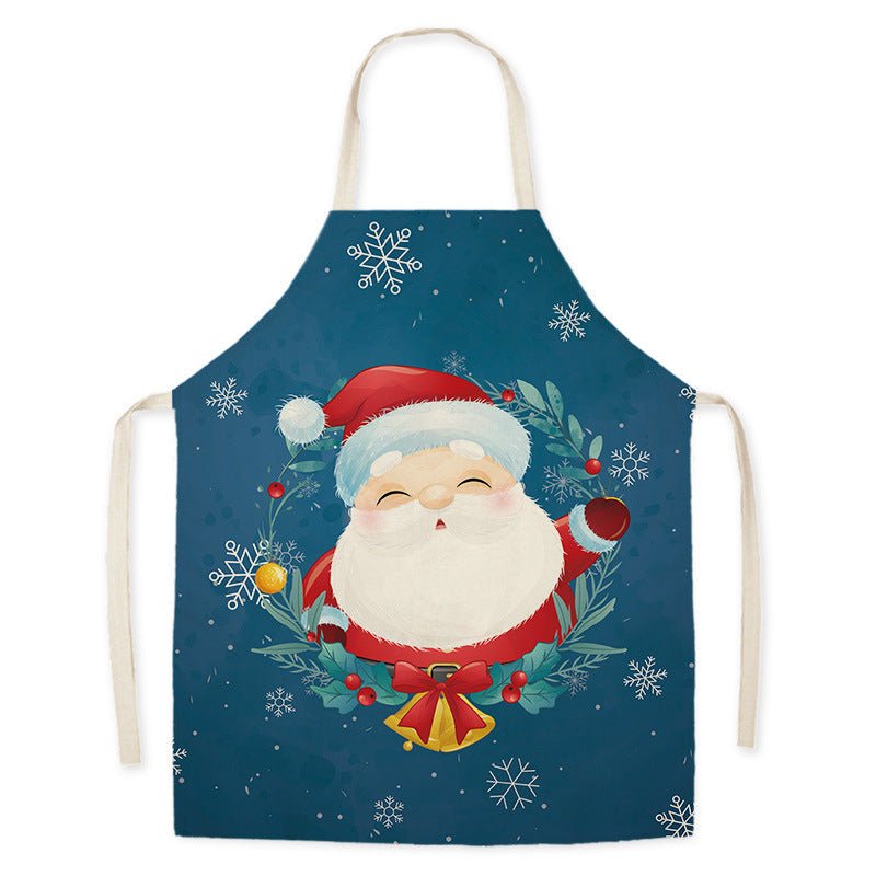 Delantal de cocina de Santa Claus para adultos, resistente a manchas y aceite, unisex - Fantasia Cosera