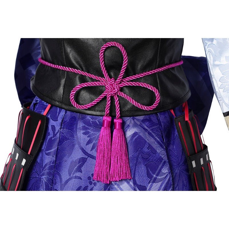 Traje de Cosplay de Kamisato Ayaka de Genshin Impact - Conjunto Completo para Halloween - Fantasia Cosera