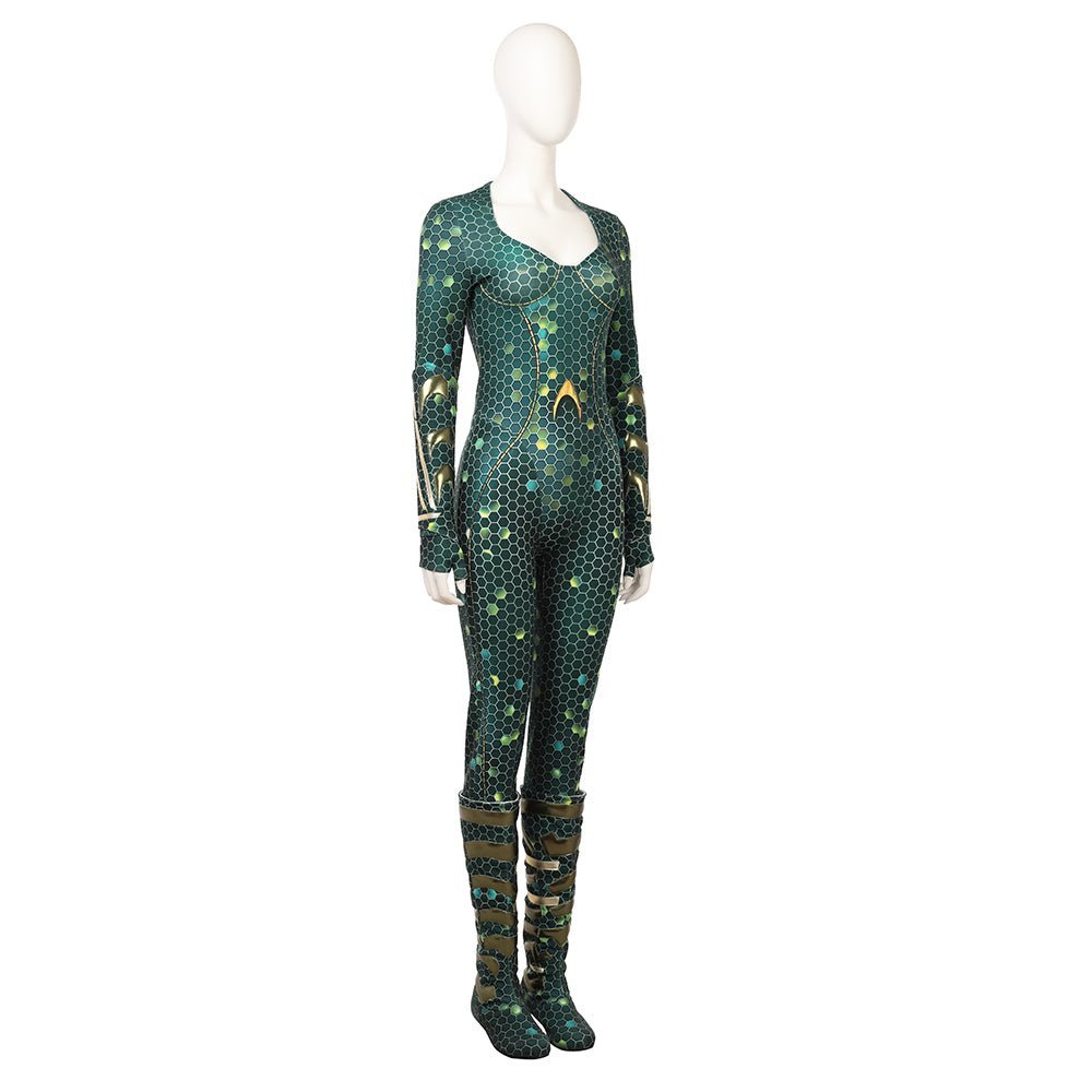 Traje de Cosplay de Mera de Aquaman 2 - Outfit de Película de Alta Calidad - Fantasia Cosera