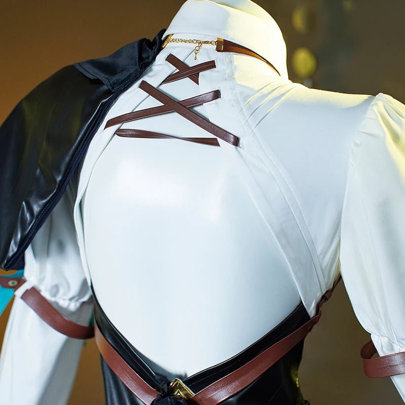 Traje de Cosplay de Lynette de Genshin Impact - Uniforme de Mago de los Gemelos Lynette - Conjunto Completo para Mujer - Fantasia Cosera