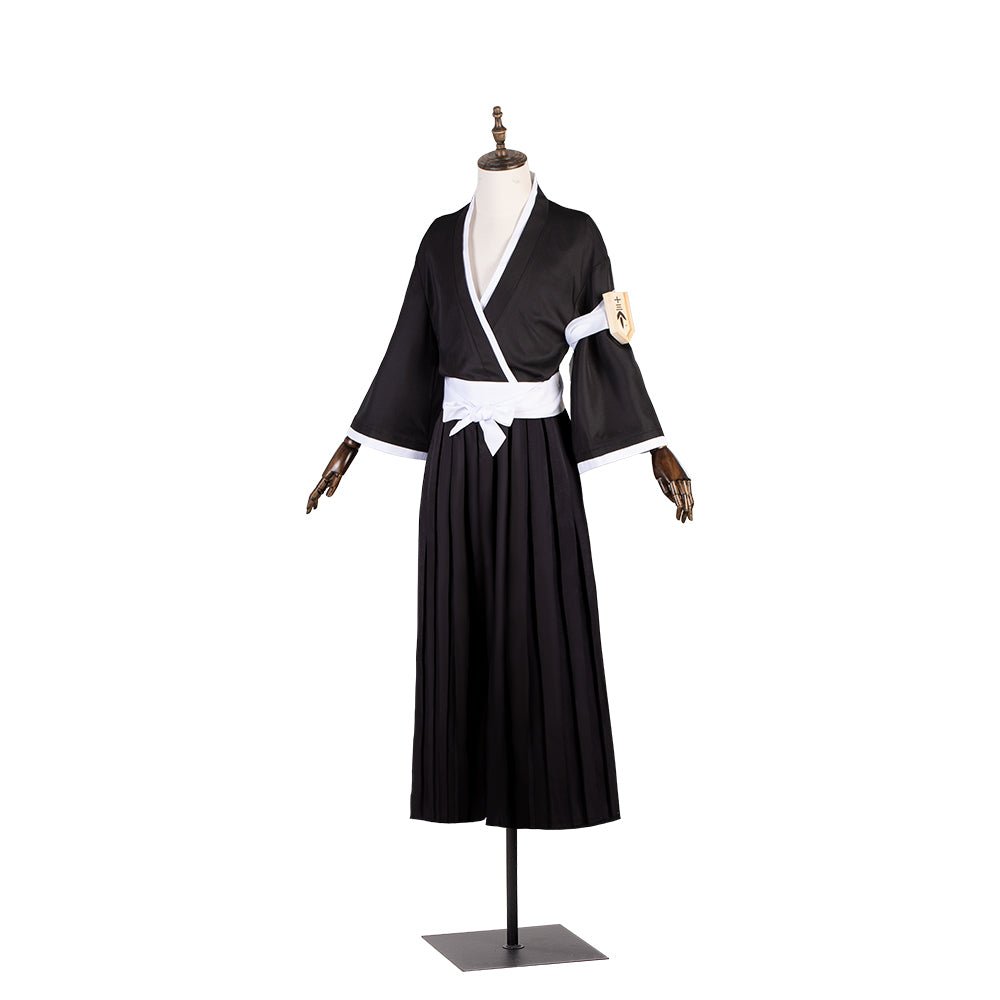 Traje de Cosplay de Ichigo Kurosaki de Bleach con Peluca, Camiseta Negra, Pantalones y Outfit para Halloween - Fantasia Cosera